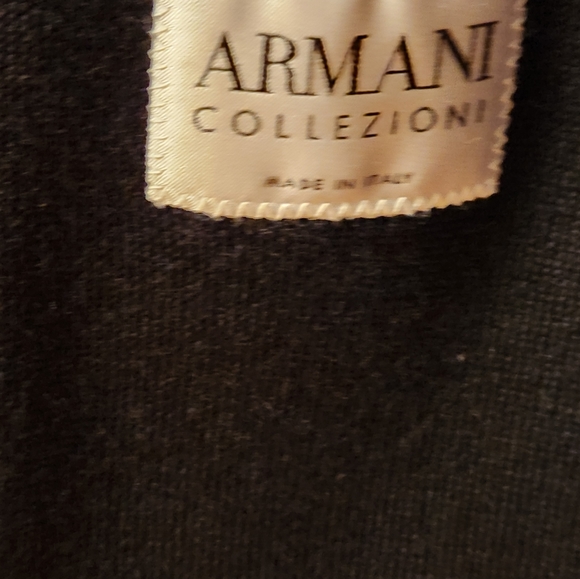 🎉🍀⭐💯Armani Collezioni AUTHENTIC size 46, Men's black snap buttons jacket, - Picture 3 of 11